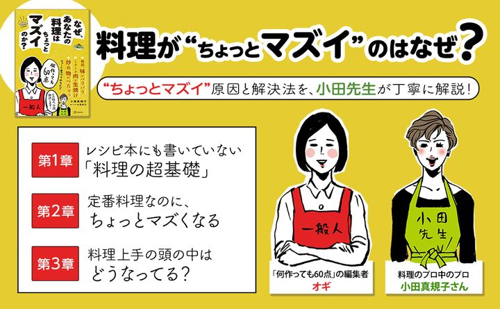 『なぜ、あなたの料理はちょっとマズイのか？』の中身をチェック！
