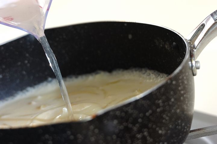 鶏ささ身とホウレン草のクリームスープの作り方5