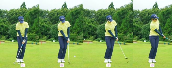 女子プロ3人のアプローチを解説！インパクトの強さで距離感を変えるのはＮＧ