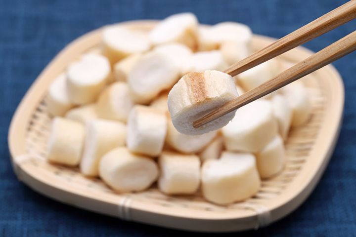 ▲生麩は、田楽や麩まんじゅうでおなじみ。