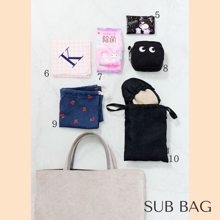 クラウドチームVERY坂井麻実のサブバッグの中身