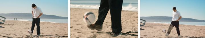 大谷翔平がサッカーをする衝撃テレビCMが放映開始！“難易度高め”のリフティングを披露