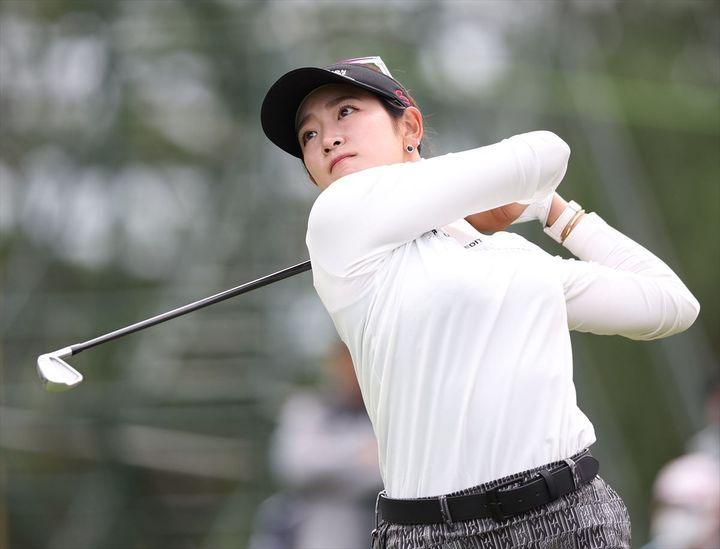 原英莉花選手（2024年11月撮影、時事）