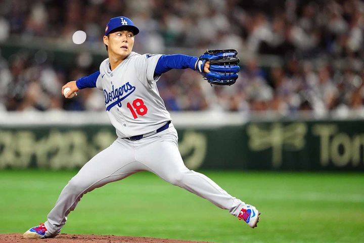 ドジャース・山本由伸（C）Getty Images