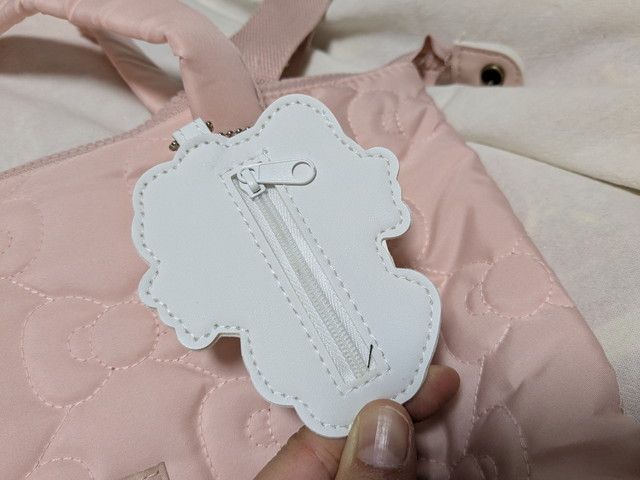 ハローキティリボンキルティングバッグチャーム裏