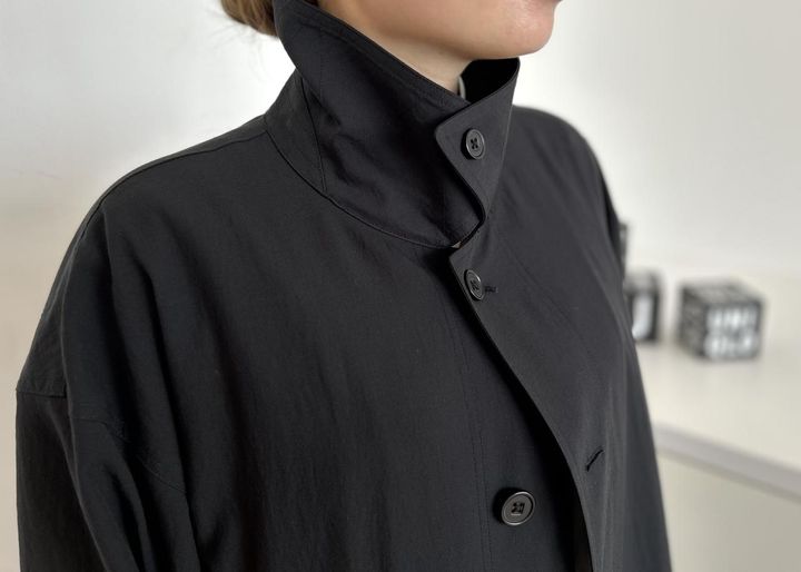 画像2: 【Uniqlo U】オーバーサイズステンカラーコート¥9,990（メンズLサイズ着用） www.uniqlo.com