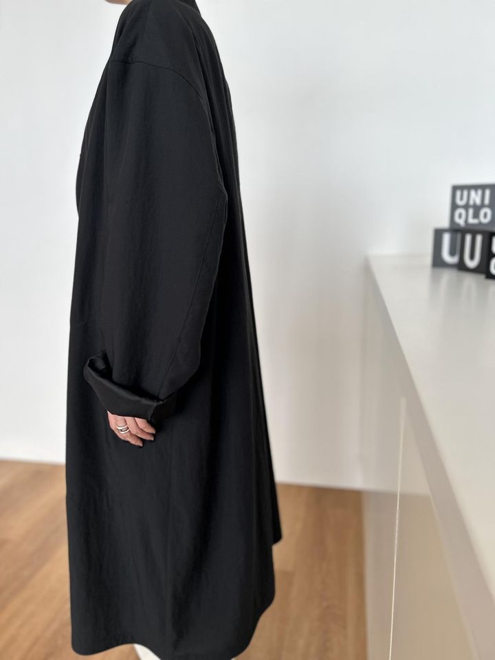 画像1: 【Uniqlo U】オーバーサイズステンカラーコート¥9,990（メンズLサイズ着用） www.uniqlo.com