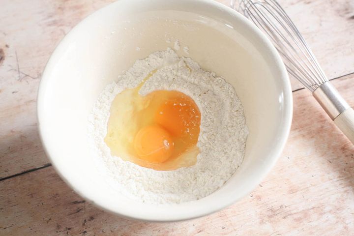 卵を加え混ぜる