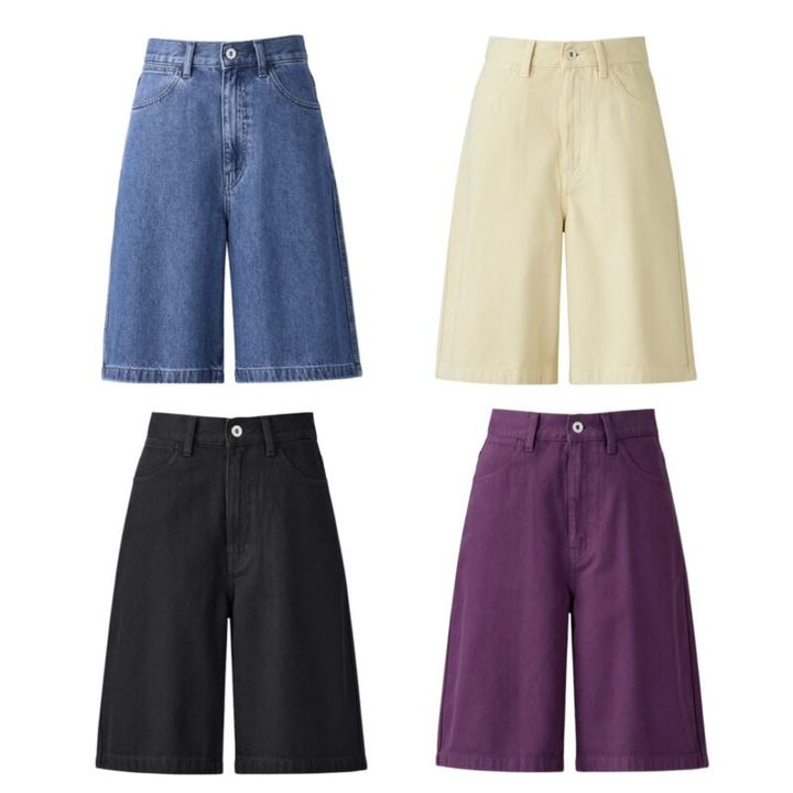 ユニクロユーのデニムバミューダショーツ