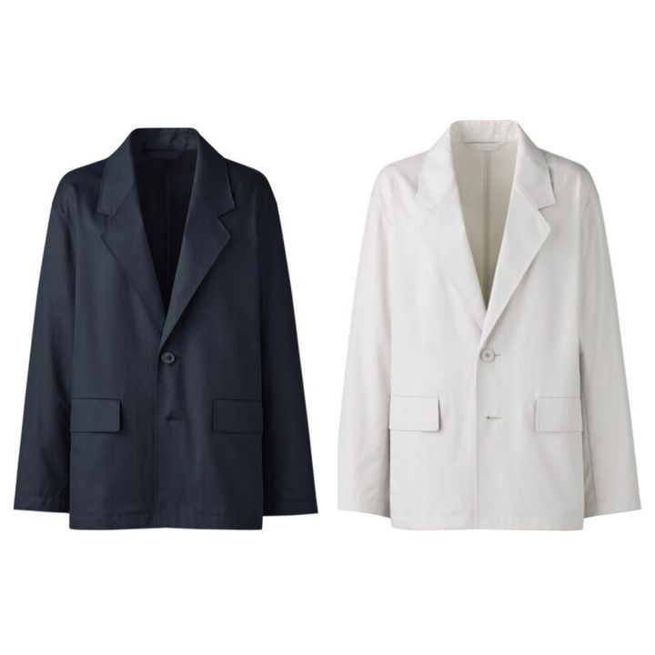 ユニクロユーのコットンブレンドジャケット