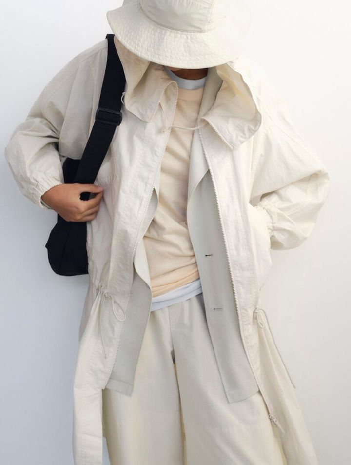 ユニクロユーのハットやバッグ、コートの着こなし