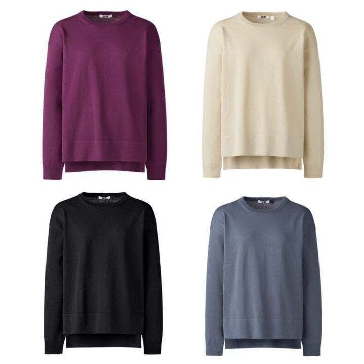 ユニクロユーのクルーネックセーター