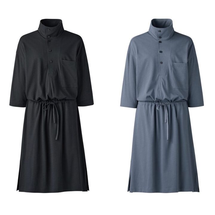 ユニクロユーのジャージーワンピース5分袖