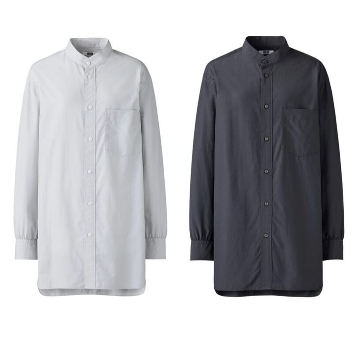 ユニクロユーのオーバーサイズシャツ