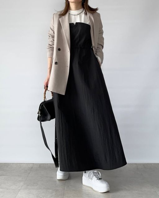 ダブルブレストジャケットZを着たコーデ