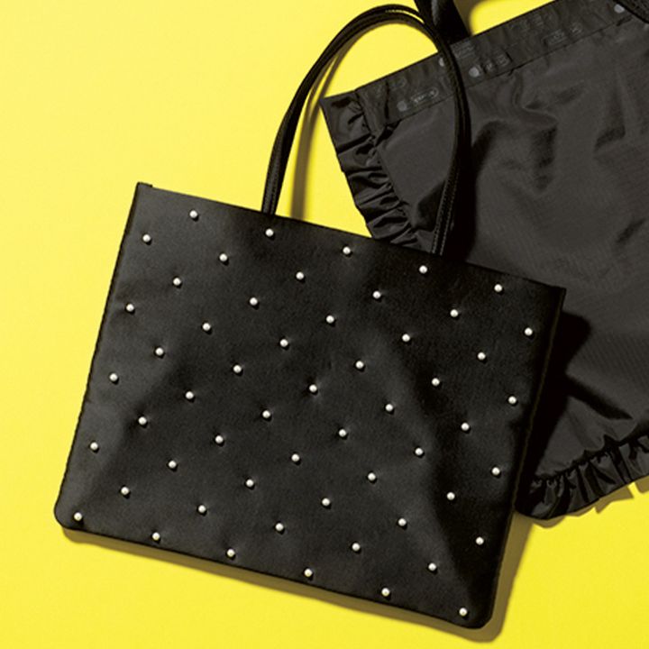 ツル バイ マリコ オイカワのパール付きサブバッグ