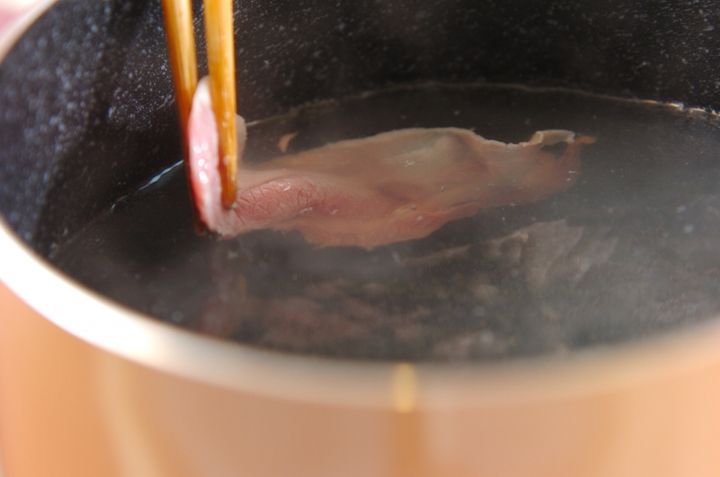 モヤシと豚しゃぶの中華和えの作り方2