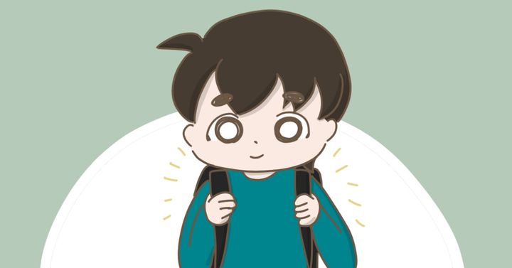 1年生から3年生の途中まで、ランドセルで特別支援学校に通っていた自閉症の息子（べっこうあめアマミさん作）