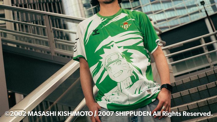 ベティス、超人気「NARUTO」とのコラボユニフォームを東京で発表！残念ながら“日本で販売せず”