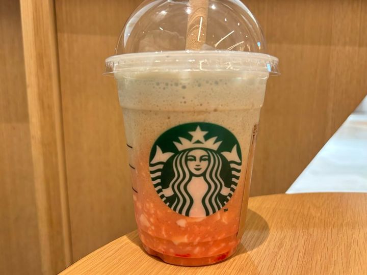 スターバックス 春空 ミルクコーヒー フラペチーノ®