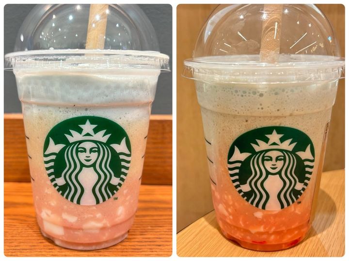 スターバックス 春空 ミルクコーヒー フラペチーノ®