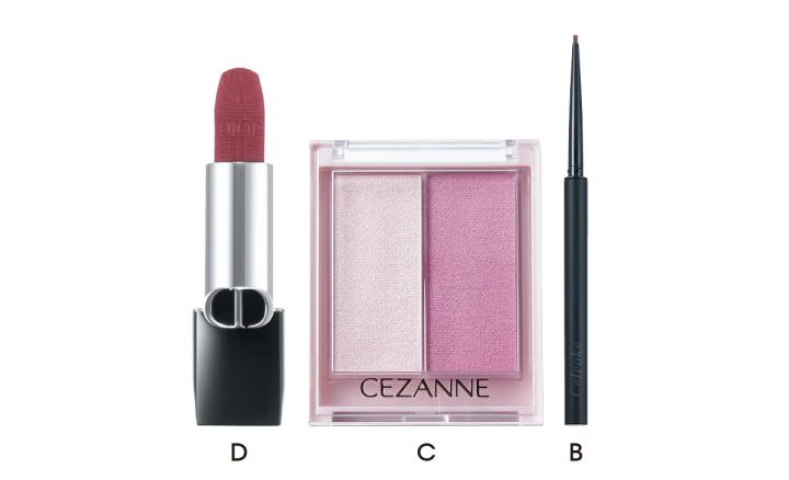 林由香里 メイク 甘めピンクのうさぎEYE