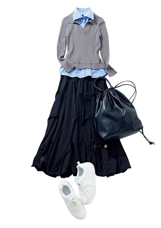 手抜き感ゼロなワンツー休日コーデ