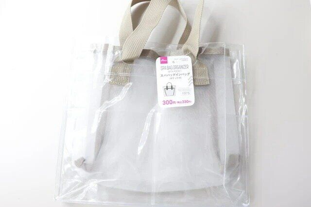 ダイソー スパバッグインバッグ（ポケット付） 商品タグ