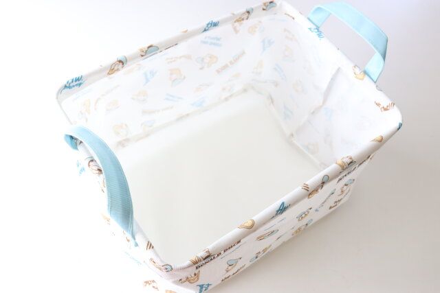 布製収納、コーティング加工、28.5cm×21cm×16cm（ドナルドダック）DC8 デザイン
