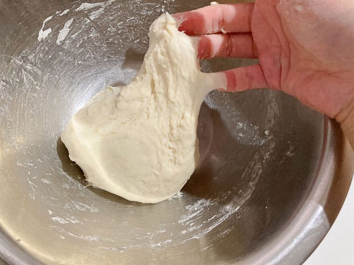 3分間こねおわった生地