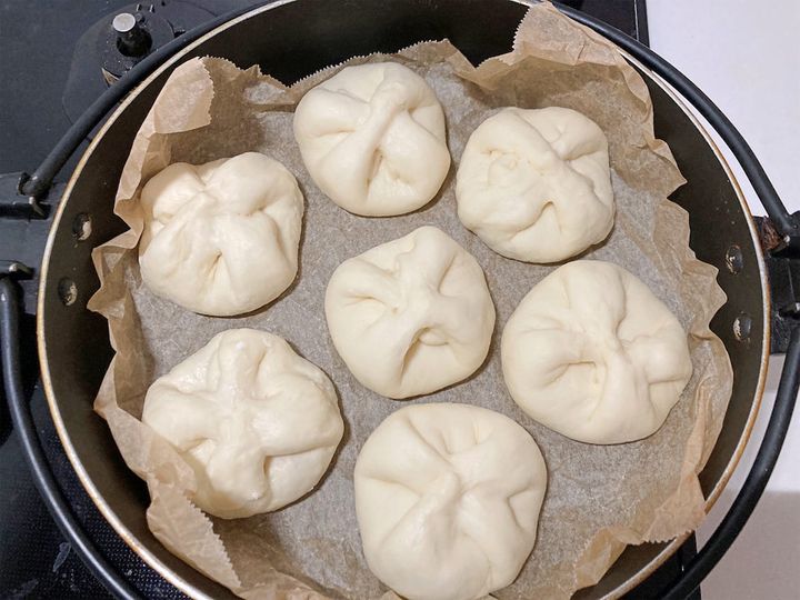 二次発酵が完了した様子