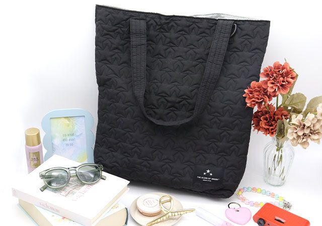 THE SCAPE OF GREEN 6POCKETS スターキルティングBIGトートバッグBOOK