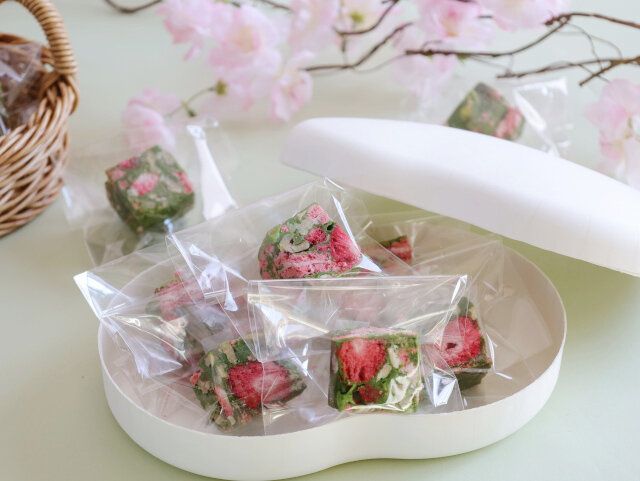 春色抹茶のざくざくマシュマロヌガー 完成