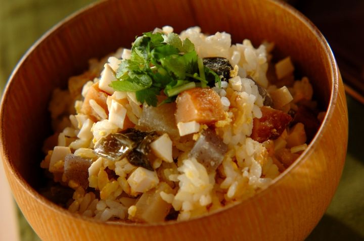 おでんで作る炊き込みご飯