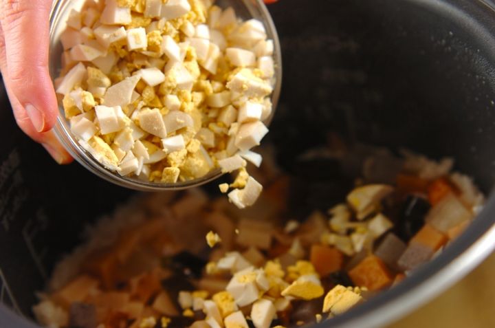 おでんで作る炊き込みご飯の作り方3