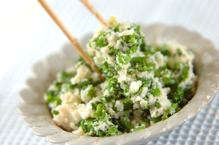 菜の花おからの作り方3