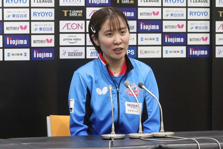 平野美宇 撮影：SPREAD編集部