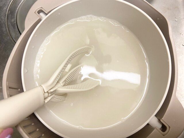 3COINS 米とぎしゃもじ お米を研ぐ