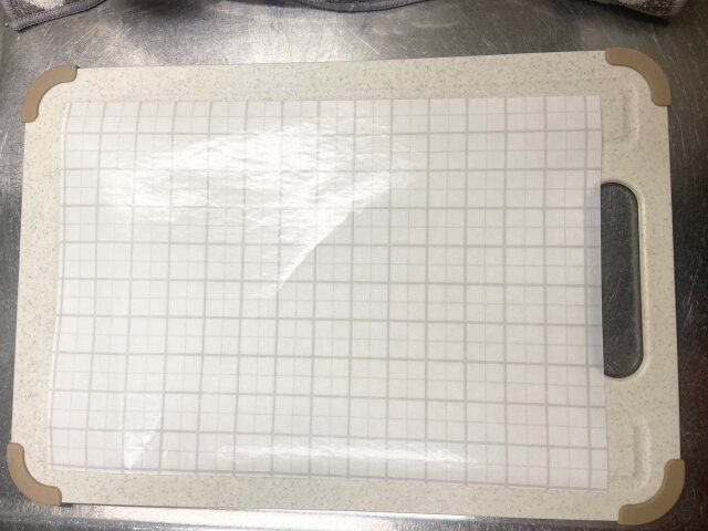 3COINS 汚れ防止まな板シート まな板にセット