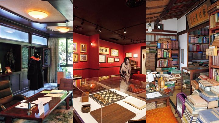 左から、樫尾俊雄発明記念館、練馬区立牧野記念庭園