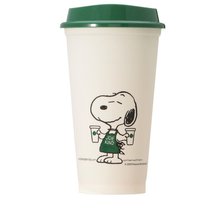 【店舗限定】「PEANUTS リユー ザブルカップ ホワイト」473ml 800円