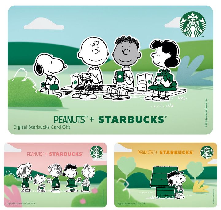 「デジタル スターバックス カード ギフト」全3種 発行入金額：1000円～3万円