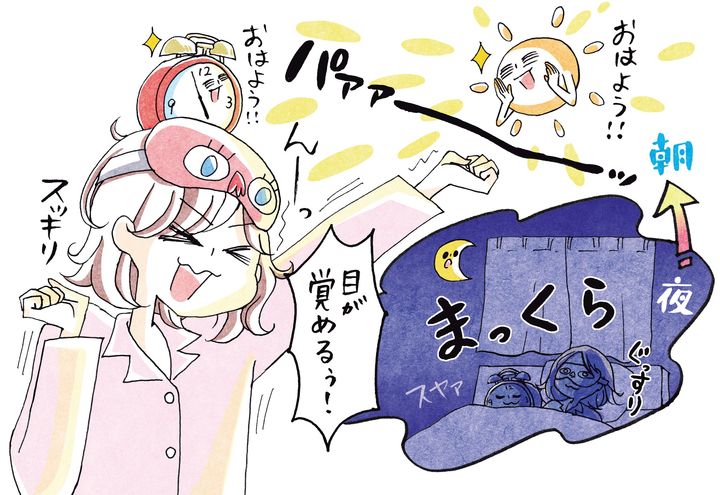 深いノンレム睡眠を得るための眠活習慣として体内時計を乱さないことが大事