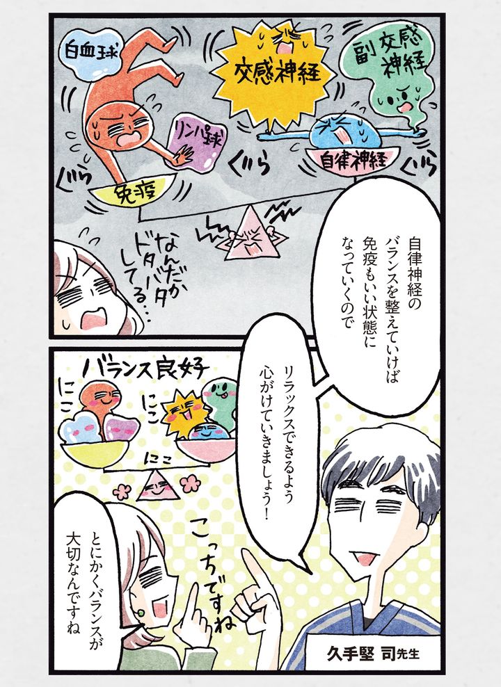 自律神経と免疫について解説