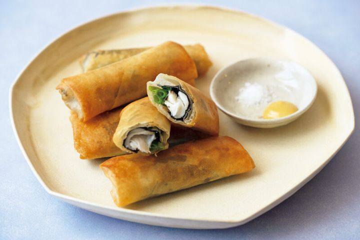 【たらとのりが主役】 たらとのりの春巻き