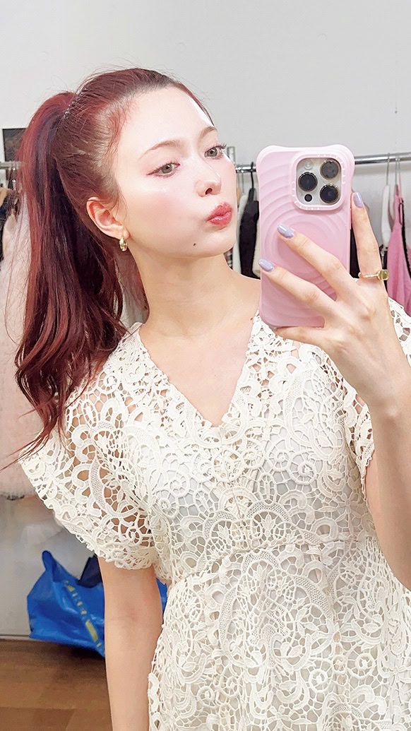 八木アリサ ヘアカラー