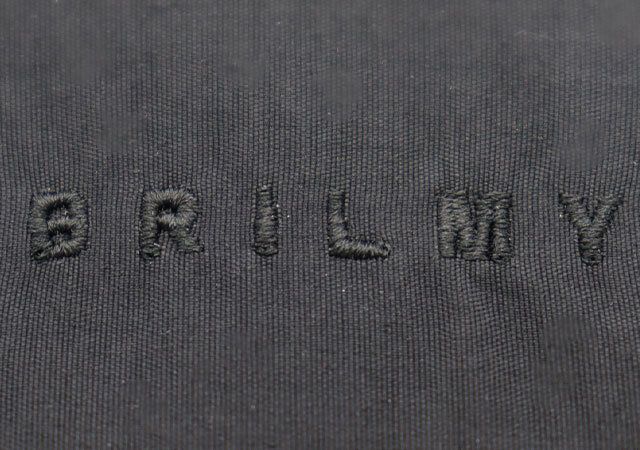 BRILMY黒コスメポーチ付録レビューブランドロゴ