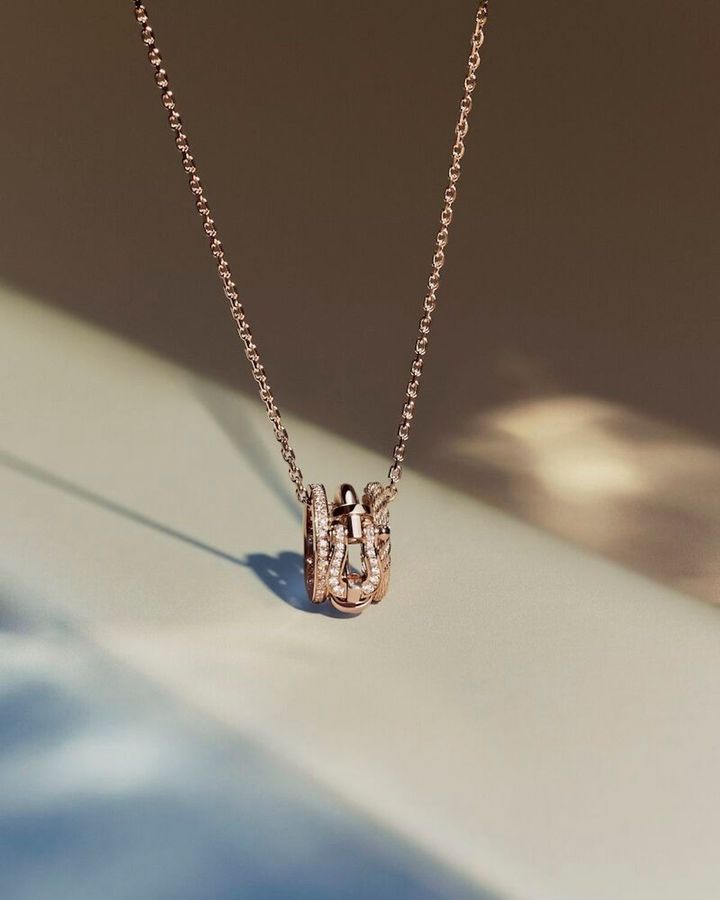 「フォース10 ライズ」ネックレス（PG×ダイヤモンド）￥704,000