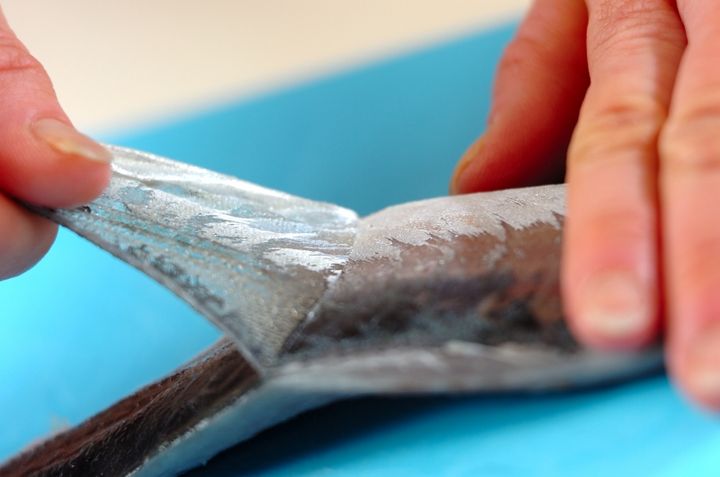 アジの酢漬けサラダの作り方1