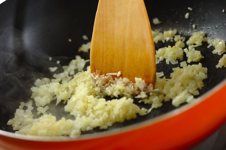 アサリと菜の花のリゾットの作り方2